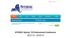 Desktop Screenshot of nysdsc.org