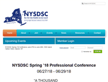 Tablet Screenshot of nysdsc.org